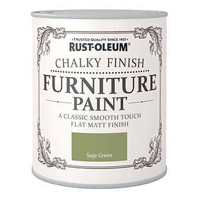 Rust-Oleum Chalky Finish Furniture Paint Sage Green 750ml