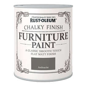 Rust-Oleum Chalky Finish Furniture Paint Anthracite 750ml