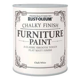 Rust-Oleum Chalky Finish Furniture Paint Chalk White 750ml