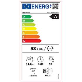 Samsung WW11BB944DGMS7 (Vit)