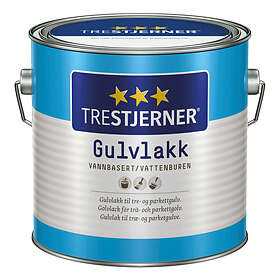 Trestjerner Golvlack Vattenburen Silkematt 3L