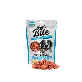 Brit Lets Bite Meat Snacks, Tuna & Codfish Bites 0,08kg