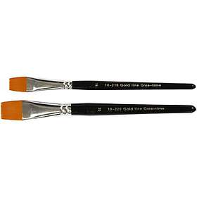 Creativ Company Gold Line Konstnärspenslar Platt 17-24mm No 16-20 2st
