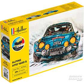 Heller Renault Alpine A110 inkl. pensel/färg/lim 1:24