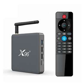 X96 8k Full Hd Mediaspelare X6 Kodi Wifi Tvbox Iptv 11.0 Android Silver