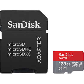SanDisk Ultra microSDXC Class 10 UHS-I U1 A1 140Mo/s 128Go