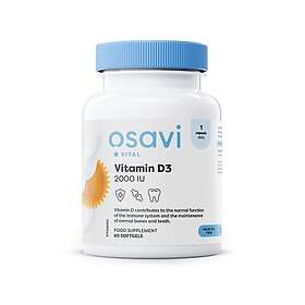 Osavi Vitamin D3 2000IU 60 Softgels