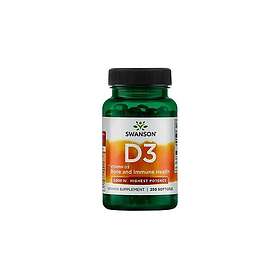Swanson Vitamin D-3 5000 IU 250 Softgels