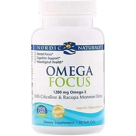 Nordic Naturals Omega Focus with Citicoline & Bacopa Monnieri Extract 1280mg 60 