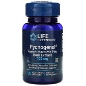 Life Extension Pycnogenol French Maritime Pine Bark Extract 100mg 60 Kapslar