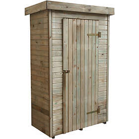 Cémonjardin Armoire de rangement jardin en bois traité 198x130x69cm, Santiago Marron