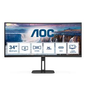 AOC CU34V5C 34" Ultrawide Kaareva Gaming WQHD