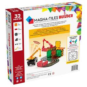 Magna-Tiles Builder 32-Piece Magnetic Construction Set, The