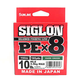 Sunline Siglon PE X8 Braid 150m 0,132mm