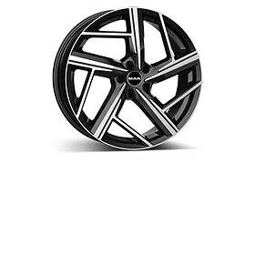 MAK Wheels Qvattro Black Polished 8x18 5/112 ET50 B57.1