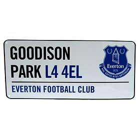 Park Supporter Everton Gateskilt Goodison hvitt