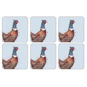 Wrendale Designs by Hannah Dale Pheasant 6-pack