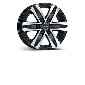 MAK Wheels Stone 6 Black Machined Face 7.5x17 6/139.7 ET30 B106.1