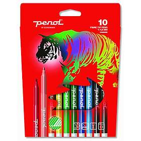 Penol Färgpenna Fine 10-pack