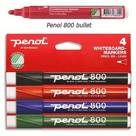 Penol 800 Whiteboard Fine 4-PACK