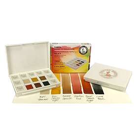 Daniel Smith Akvarellfärg Half Pan 6-Set – Earth: Desert To Mountains