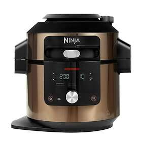 Ninja Foodi Smartlid 14-in-1 7.5L Multi Cooker Black/Silver OL650