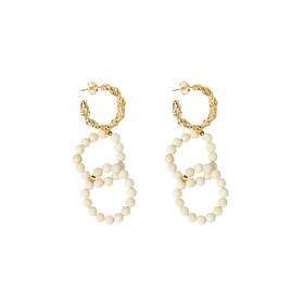 Elise Tsikis Boucles d'Oreilles Maestra | Blanc