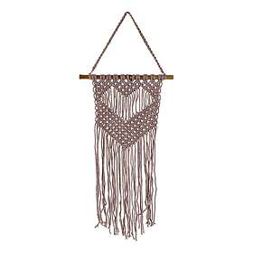 DKD Home Decor Hængende dekoration Bomuld Bambus (30 x 1 x 73 cm)