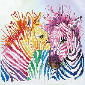 Diamond Dotz Hobby Rainbow Zebras