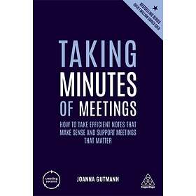 Taking Minutes of Meetings av Joanna Gutmann