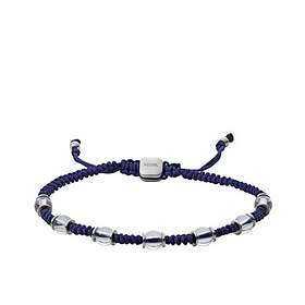 Fossil Bracelet Homme Vintage casual Argenté, Bleu JF04088040-PAR