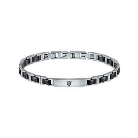 Maserati Bracelet Homme Ceramic Argenté, Noir JM420ATI06-PAR