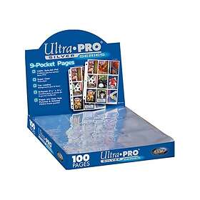 Ultra PRO Silver Series 9 Pocket Trading Card Pages Box 100