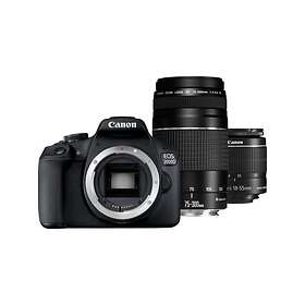 Canon EOS 2000D + 18-55/3,5-5,6 IS II + 75-300/4,0-5,6 III