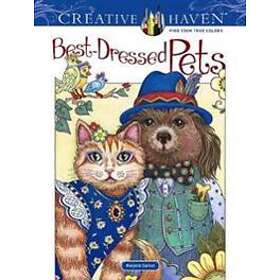 Creative Haven Best-Dressed Pets Coloring Book
