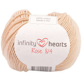 Infinity Hearts Rose 8/4 Garn Unicolor 176m 50g
