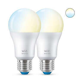 WiZ Bulb A60 Tunable White Smart Wi-Fi E27 8W 806lm 6500K (2-pack)