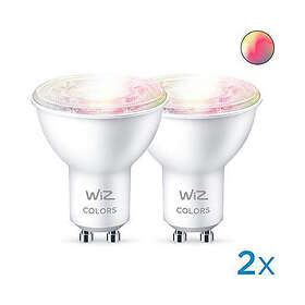 WiZ LED Lamp Spot Full Colour 345lm 6500K GU10 4.9W (2-pack)