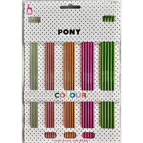 PONY Colour Strumpstickeset 20cm 2,5-4,5mm 5st