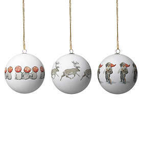 Design House Stockholm Elsa Beskow Set Nr 8 Christmas balls 3-pack