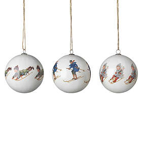 Design House Stockholm Elsa Beskow Set Nr 7 Christmas balls 3-pack