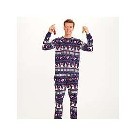 Jule-Sweaters Happy Seasons Julehjerte Pyjamas - Black