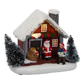 Tomtens Stuga med LED