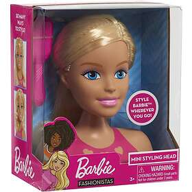 Barbie Totally Hair Deluxe Neon Styling Head - Straight Blonde Hair