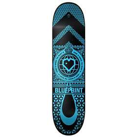 Blueprint Skateboard Bräda Home Heart (Svart/Blå) Svart 8,25"