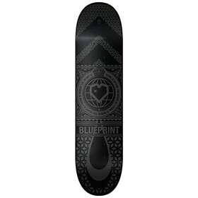 Blueprint Skateboard Bräda Home Heart (Noir/Gris) Svart 8,25"