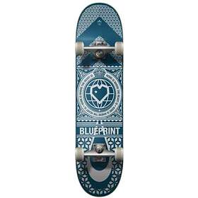 Blueprint Komplett Skateboard Home Heart (Navy/White) Blå 8"
