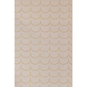 Majvillan Drop Curtain Greige Golden Brown (137-01)