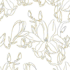 Casadeco So White 4 Magnolia Jaune SWHT83822303