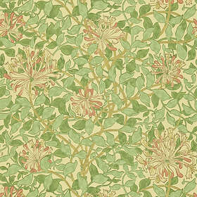 William Morris Honeysuckle Green/Beige/Pink DMC1HS103